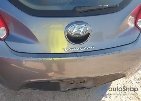 2017 Hyundai Veloster Value Edition from USA, damaged, VIN KMHTC6AD3HU314458